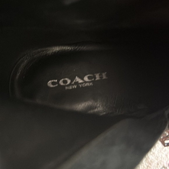 Coach boots with a chain detail size 8 - Picture 3 of 4